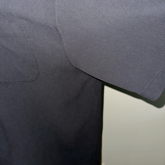 Tommy Bahama 100% Silk Black Short Sleeve Button Down Shirt, Size L - Picture 4 of 8